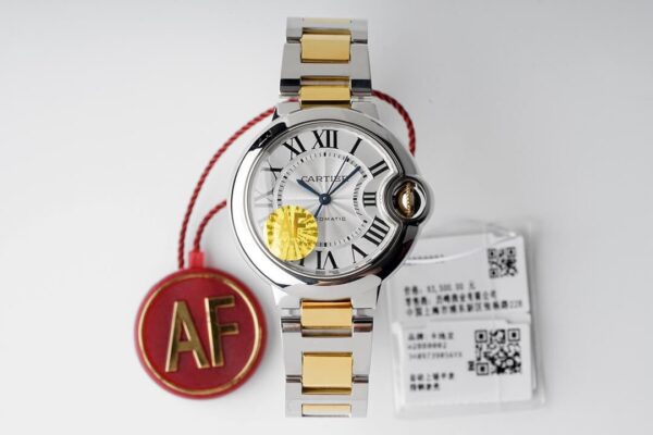 Cartier Ballon Bleu W2BB0002 AF Factory Hot Replica Watches Silver White Dial - Hot Replica Watches
