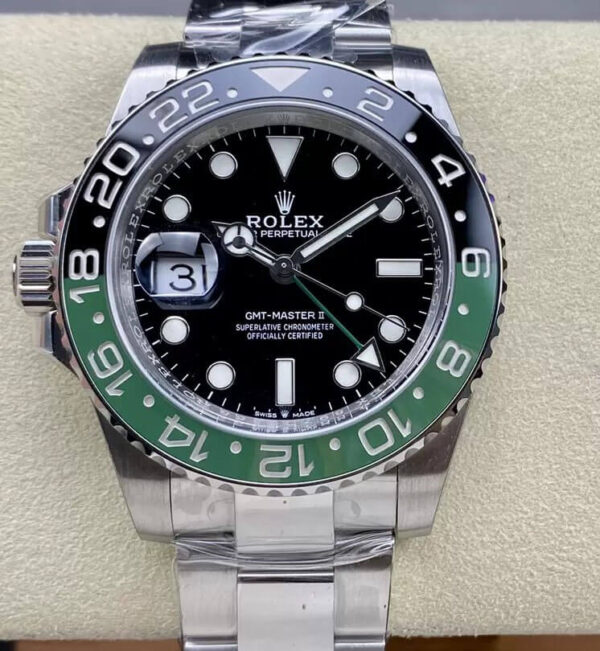 Rolex GMT Master II M126720VTNR-0001 C+ Factory Hot Replica Watches Steel Strap - Hot Replica Watches