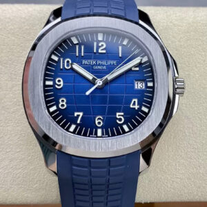 Patek Philippe Aquanaut 5168G-001 3K Factory Hot Replica Watches Blue Strap - Hot Replica Watches