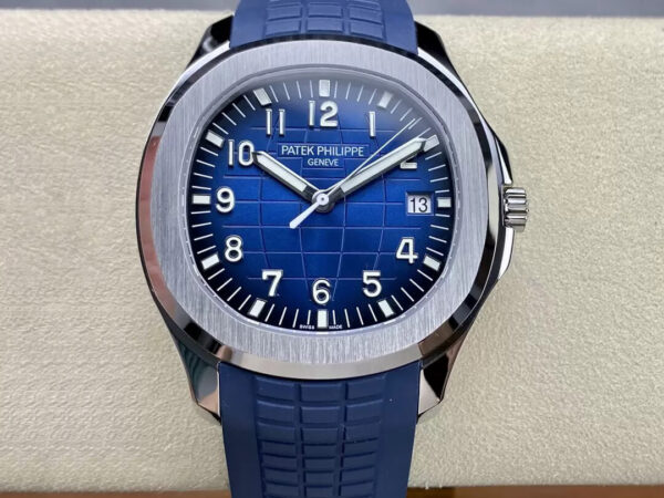 Patek Philippe Aquanaut 5168G-001 3K Factory Hot Replica Watches Blue Strap - Hot Replica Watches