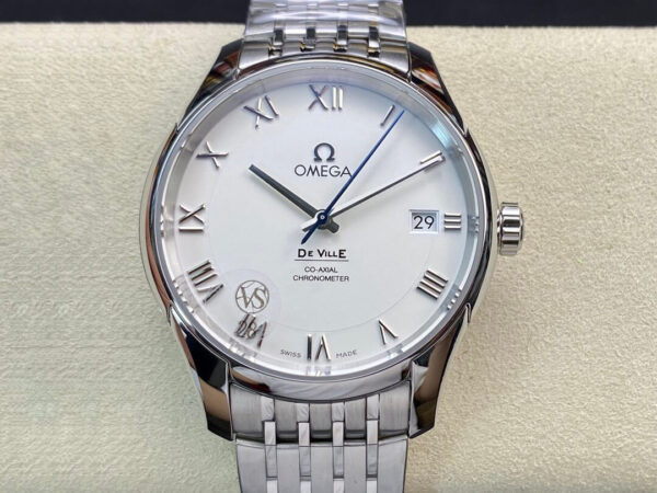 Omega De Ville 431.10.41.21.02.001 VS Factory Hot Replica Watches White Dial - Hot Replica Watches