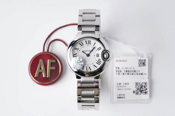 Cartier Ballon Bleu AF Factory Hot Replica Watches Steel Strap - Hot Replica Watches