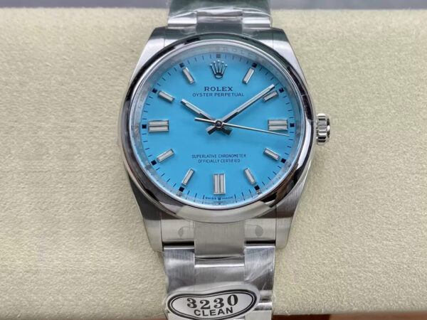 Rolex Oyster Perpetual M126000-0006 Clean Factory Hot Replica Watches Blue Dial - Hot Replica Watches