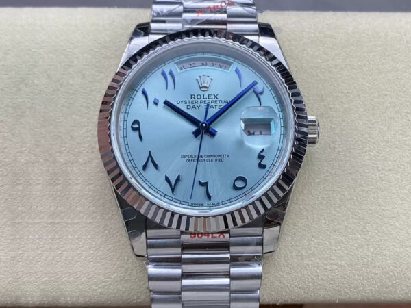 Rolex Day Date M228236 GM Factory Hot Replica Watches Blue Dial - Hot Replica Watches