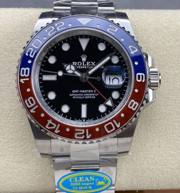 Rolex GMT Master II M126710BLRO-0002 Clean Factory Hot Replica Watches Black Dial - Hot Replica Watches