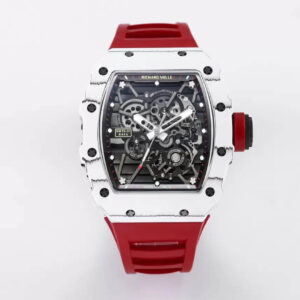 Richard Mille RM35-01 BBR Factory Hot Replica Watches Red Strap - Hot Replica Watches