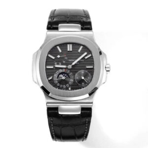 Patek Philippe Nautilus 5712G-001 GR Factory Hot Replica Watches Black Strap - Hot Replica Watches
