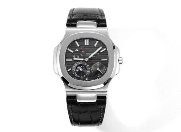 Patek Philippe Nautilus 5712G-001 GR Factory Hot Replica Watches Black Strap - Hot Replica Watches