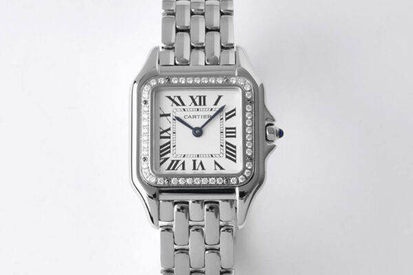 Cartier Panthere W4PN0008 BV Factory Hot Replica Watches Steel Strap - Hot Replica Watches