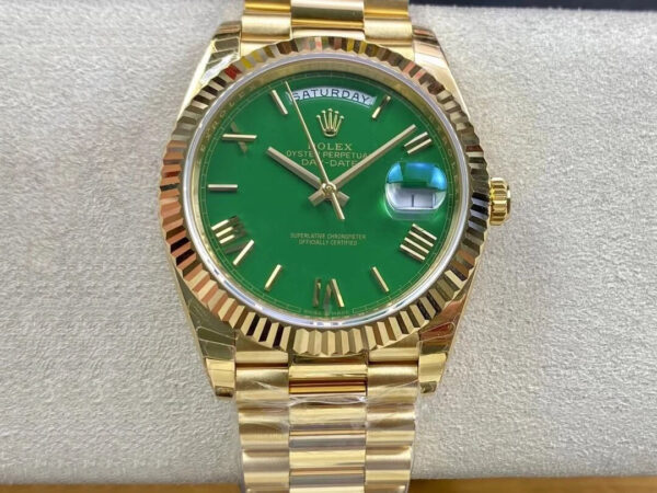 Rolex Day Date M228238-0061 EW Factory Hot Replica Watches Gold Case - Hot Replica Watches