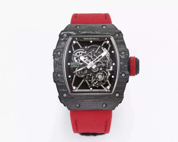 Richard Mille RM35-01 BBR Factory Hot Replica Watches Red Strap - Hot Replica Watches