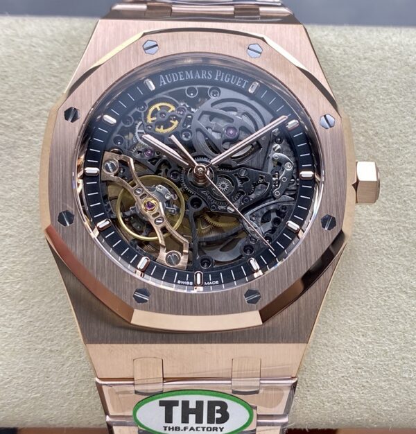 Audemars Piguet Royal 15407OR.OO.1220OR.01 THB Factory V2 Hot Replica Watches Rose Gold- Hot Replica Watches